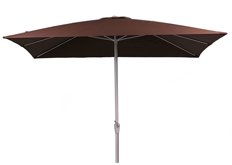 Outdoor Jardin Sun Square Rectangular Aluminum Garden Patio Umbrellas Parasol